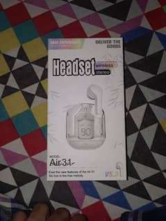 Headset Wireless Stereo: Model Air-3.1