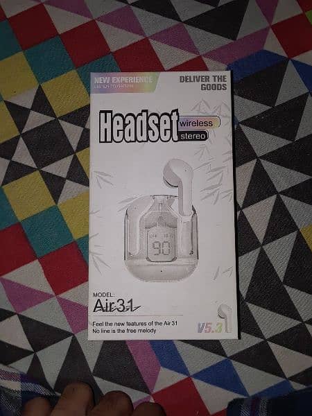 Headset Wireless Stereo: Model Air-3.1 0