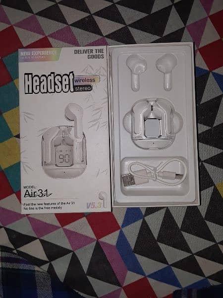 Headset Wireless Stereo: Model Air-3.1 2