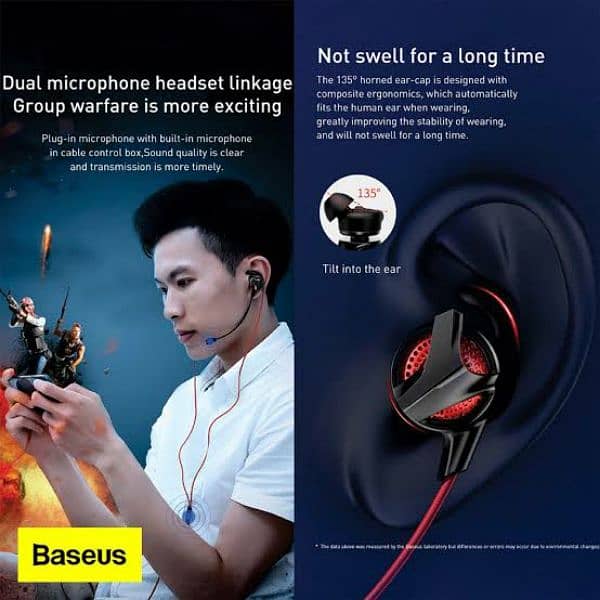 Baseus Gamo H15 3.5mm gaming earphones 1