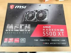 AMD RX 5500XT 8GB MECH OC 3 MONTH USED 0