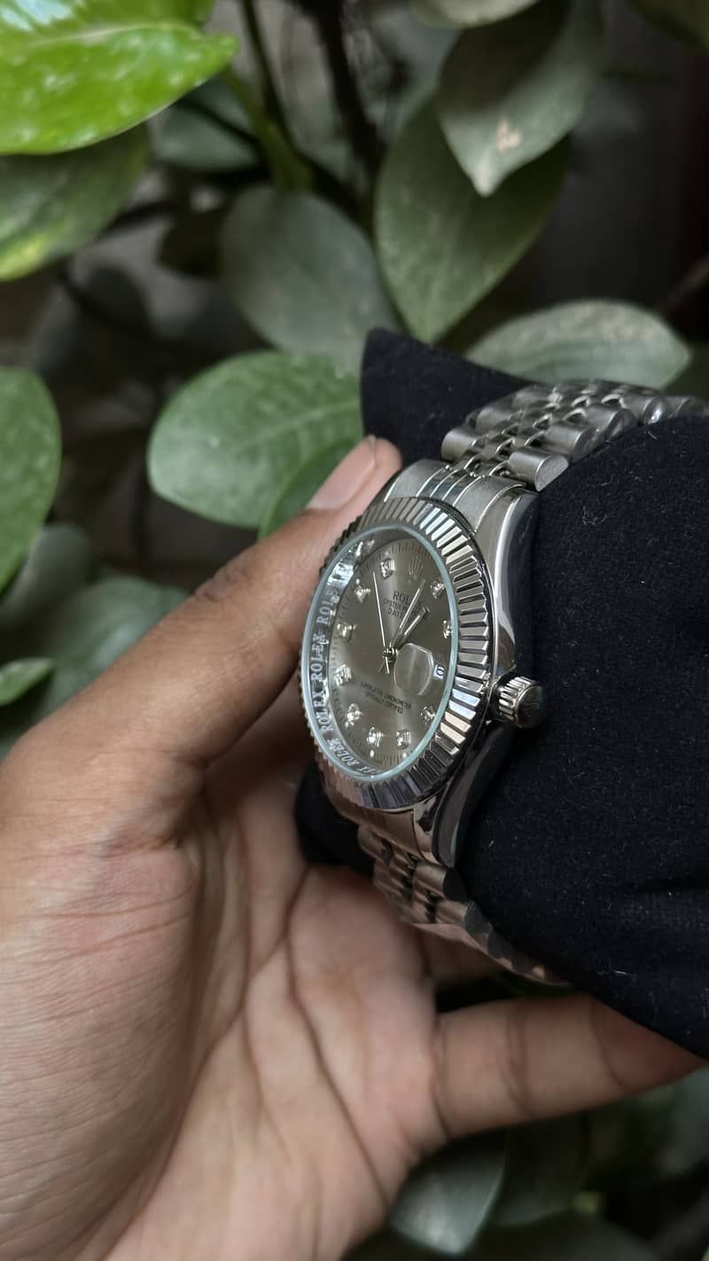 Rolex datejust 41mm silver jubilee bracelet chain 4