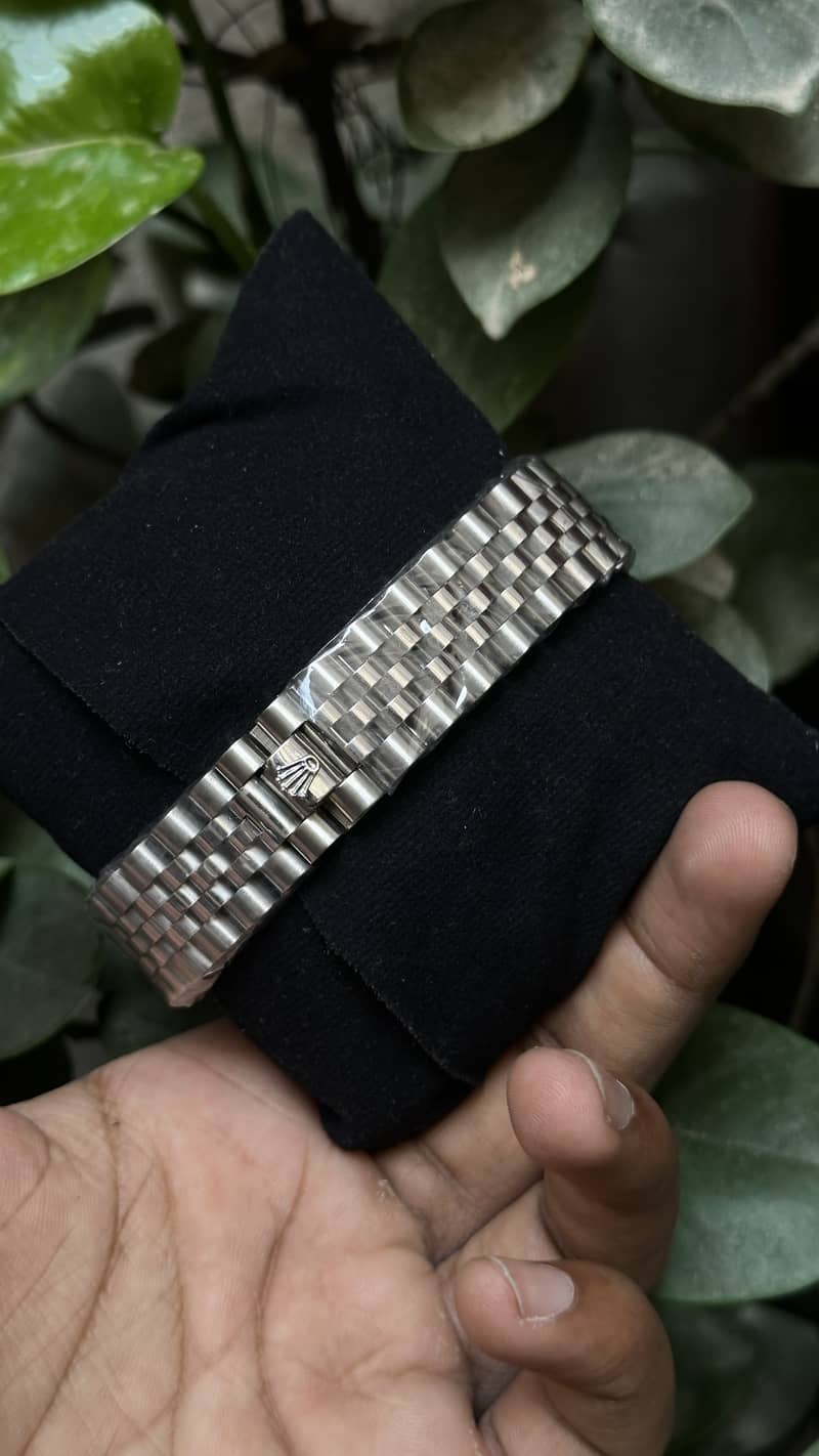 Rolex datejust 41mm silver jubilee bracelet chain 6