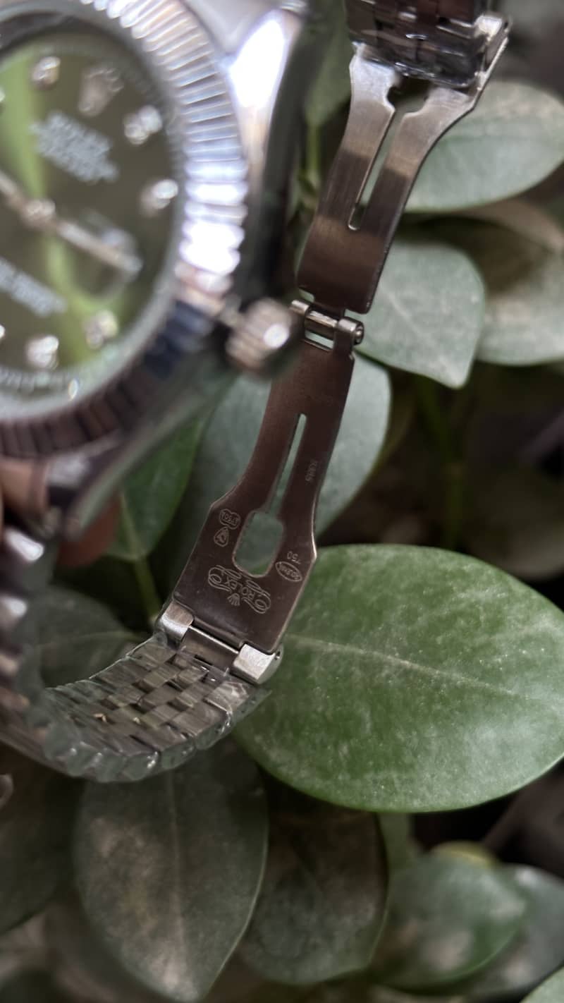 Rolex datejust 41mm silver jubilee bracelet chain 9