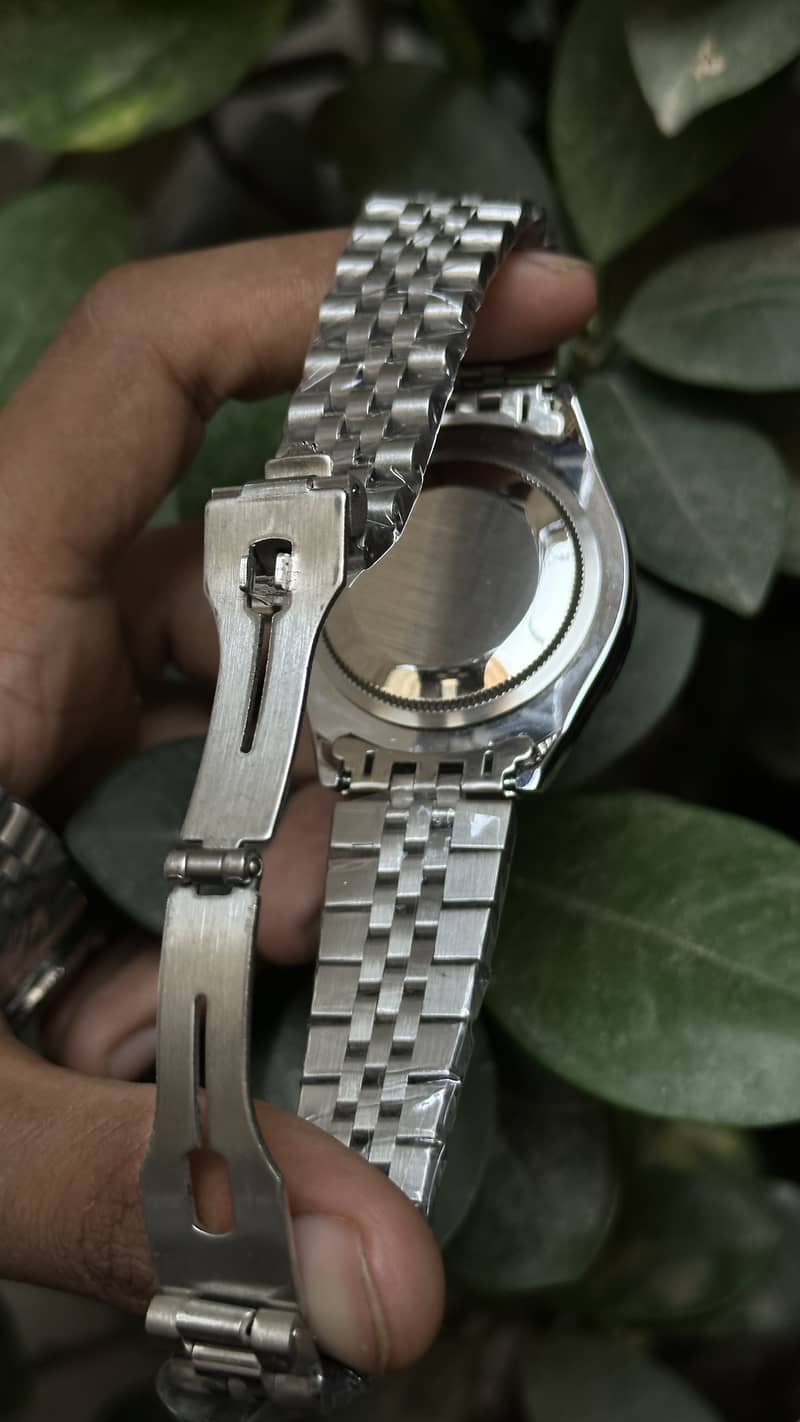 Rolex datejust 41mm silver jubilee bracelet chain 10