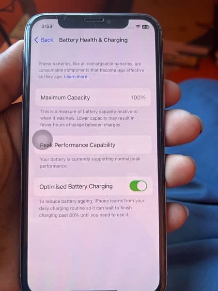 iPhone X battery health 100% change 10by10condition03441008984WhatsApp 3