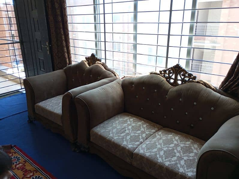 7 seater sofa set very slightly used 10/10 condition/ 0336 5527 557 1
