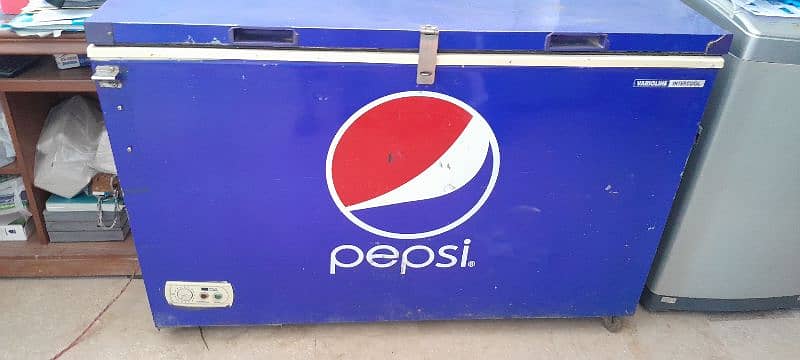 singal door full size deep freezer Pepsi company for seel 3
