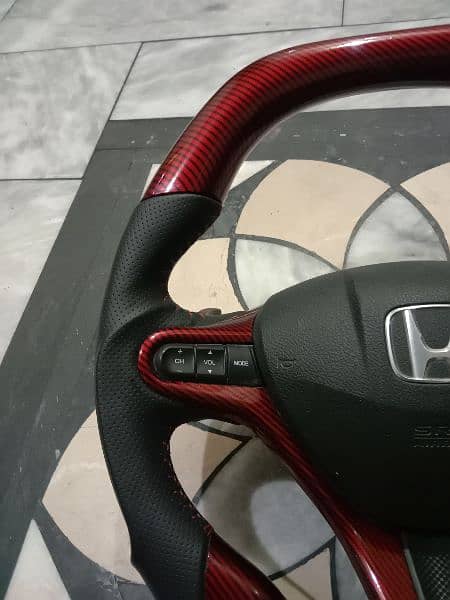 Honda civic ribon steering wheel multimedia sport 3