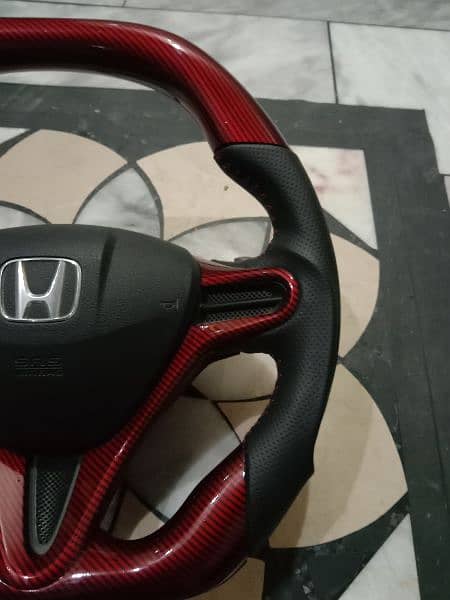 Honda civic ribon steering wheel multimedia sport 4