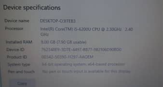 HP Probook 450 G3 6th i5
