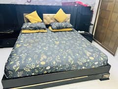 king size bed, moltifoam mattress,dressing table,Almari 0