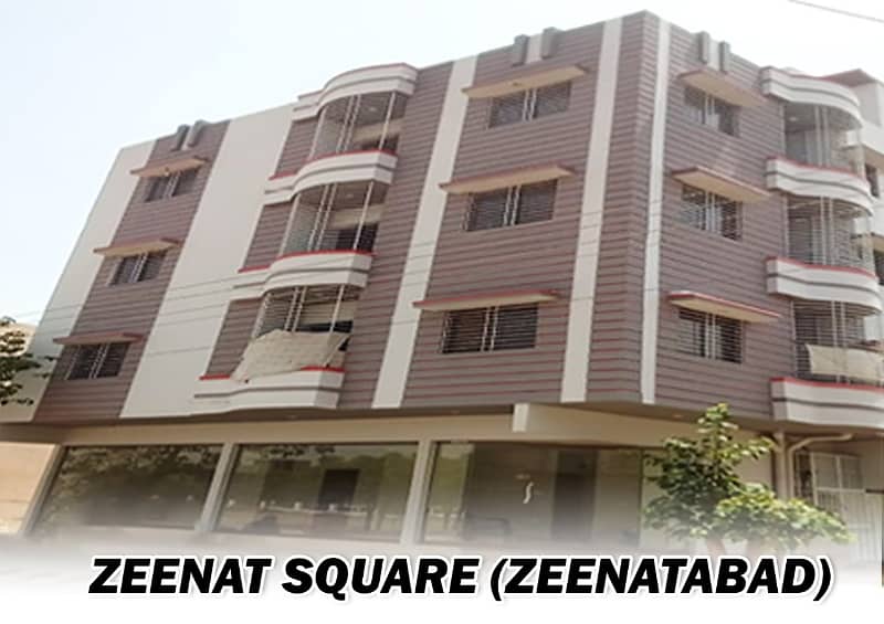 ZEENAT SQUARE, 2 Bed DD Lounge, West Corner, Ground 74 lac, 3rd Floor 78 Lac,Ready To Move. 11