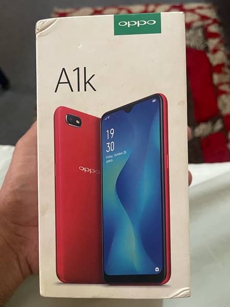 Oppo A1k 2gb Ram 32 room with original box and never open or repaired 7