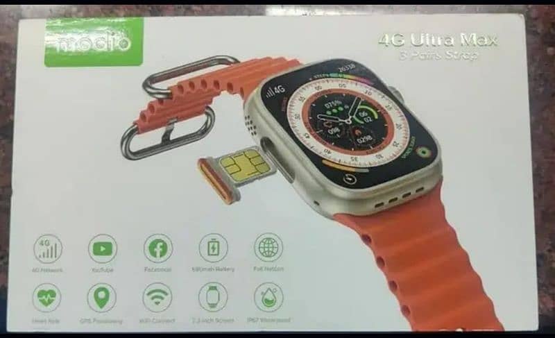 4G modio Smartwatch with sim 0