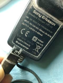 Sony Ericsson old mobile charger