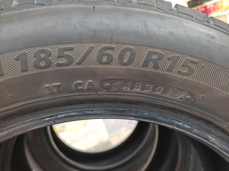 Tyres 185/60/15 Aqua, Vitz, City, Yaris Japanese tires 3