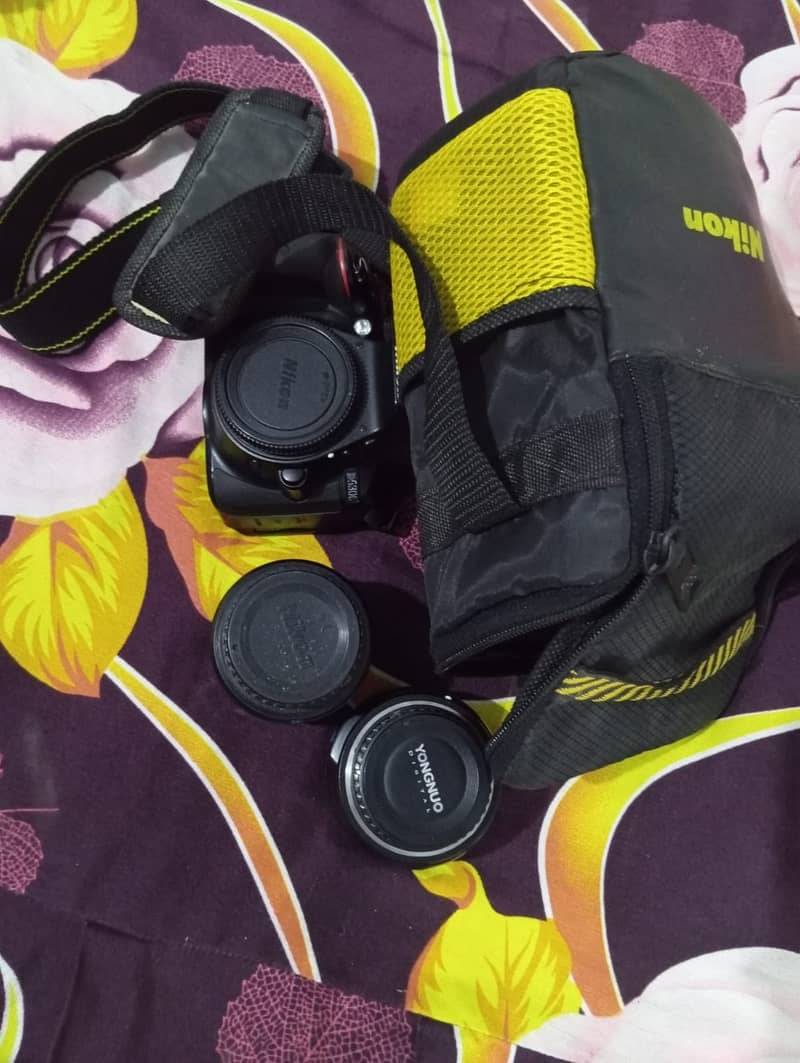 Nikon D5300 DSLR with 18-55 lens and 50mm lense condition 10/10 9