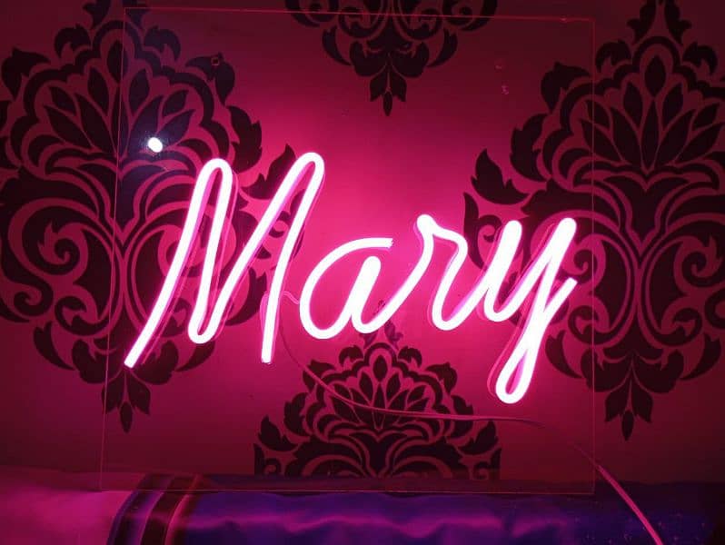 Customized LED Neon Sign Couple Name Board in Affordable Price 1