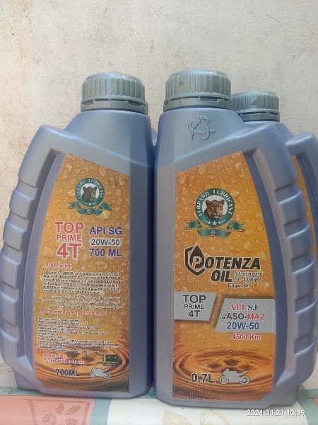Potenza Motorcycle engine Oil  03005614783 4