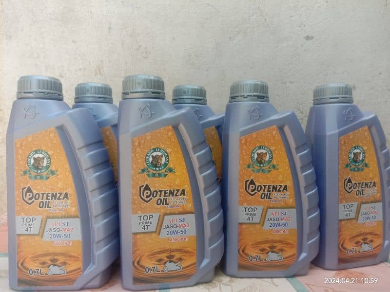 Potenza Motorcycle engine Oil  03005614783 5
