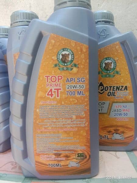 Potenza Motorcycle engine Oil  03005614783 6