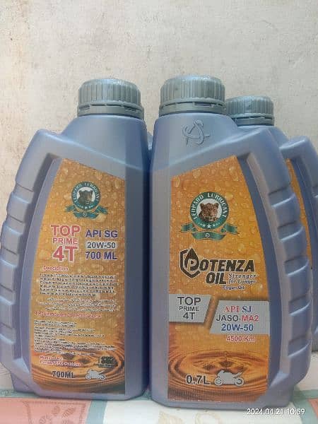 Potenza Motorcycle engine Oil  03005614783 8