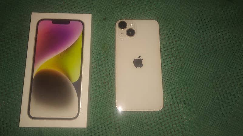 iphone 14 white color 128Gb 0