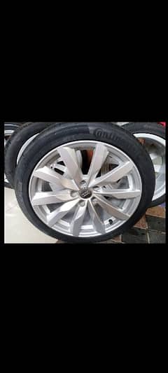 AUDI TYRES WITH RIMS 0