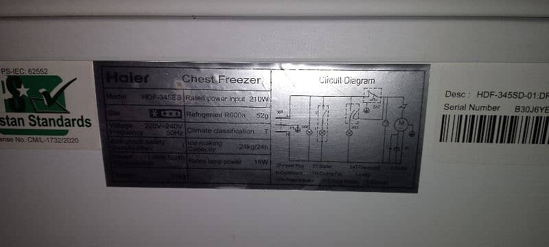 haier  deep freezer 1