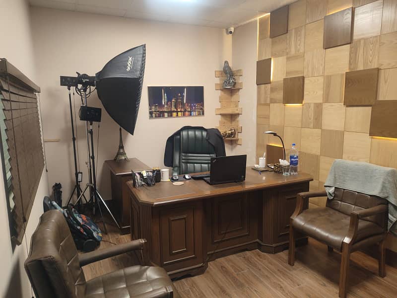 Abrar Estate Offers 5 Marla Furnished Commercial Hall For Rent In Johar Town Near Molana Shaukat Ali Road 0