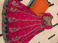 Heavy Bridal Mehndi Dress