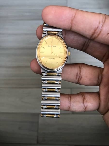 charles vogele two tone men’s watch 5