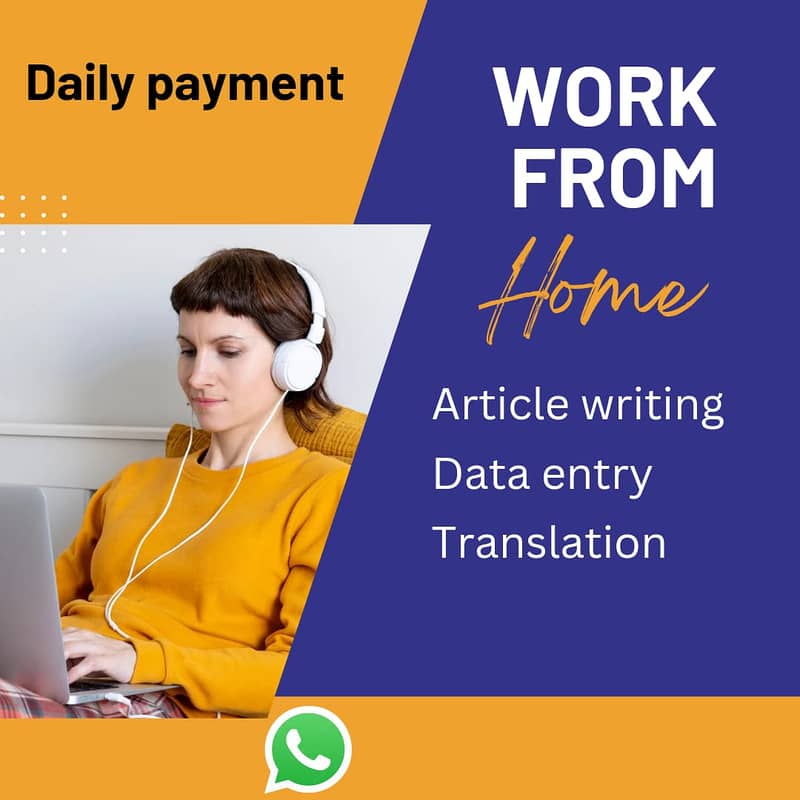 Online jobs for home/office work 0