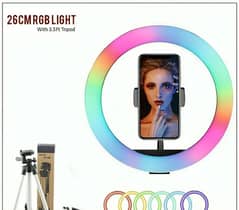Ring Light (Multicolored)+Free Stand [Shipping All Over Pakistan] 0