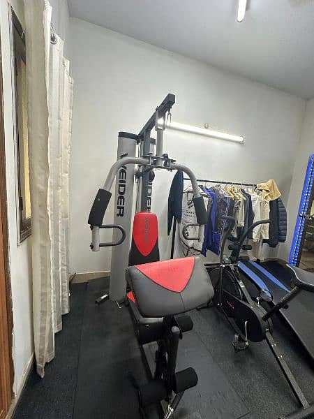 multifunction gym exercises machine and banch cycle 2