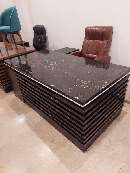 Superglass Office Table | Executive Table| L shape Modern Office Table 3