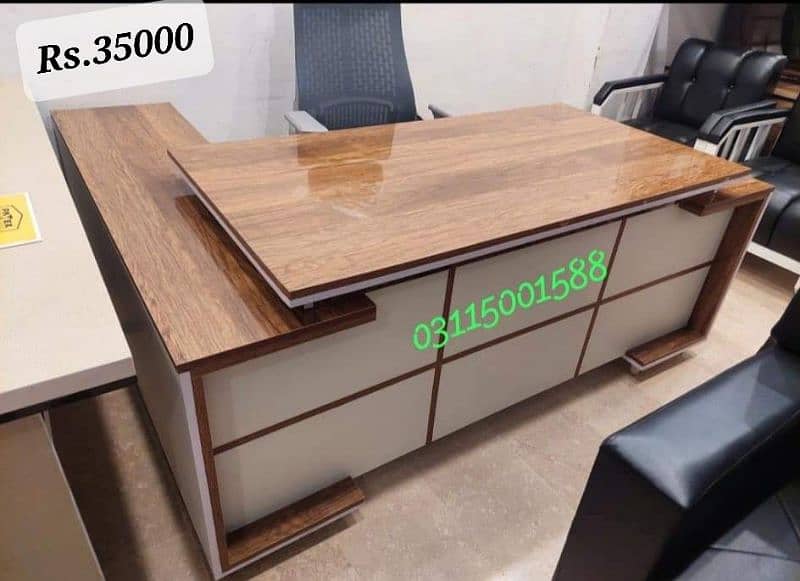 Superglass Office Table | Executive Table| L shape Modern Office Table 8