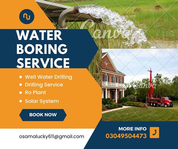 Water Boring, Drilling, Water Treatment, Earthing, Piling, ERS Survey 1