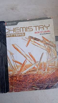 CHEMISTRY GCE O LEVEL book