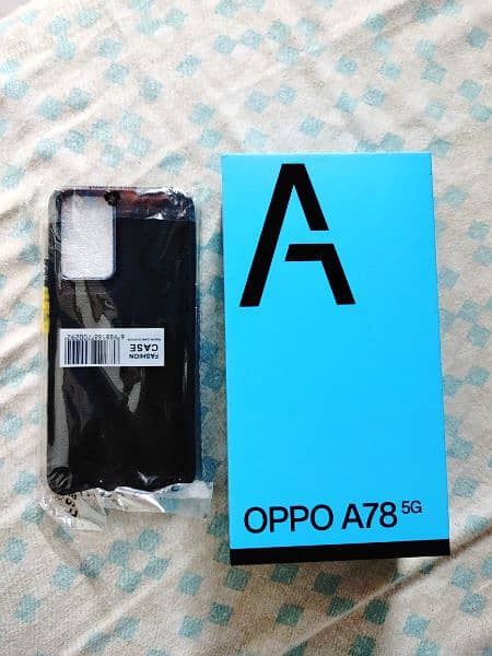 Oppo A78 5G Non pta Box pack 8/128Non Active came from Saudia 6