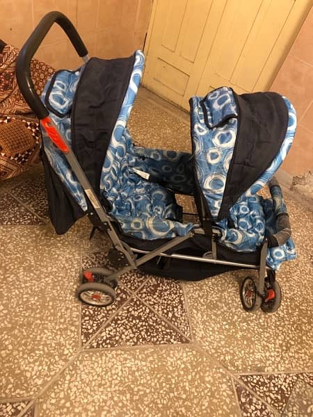 Twin Baby Stroller / Pram 1