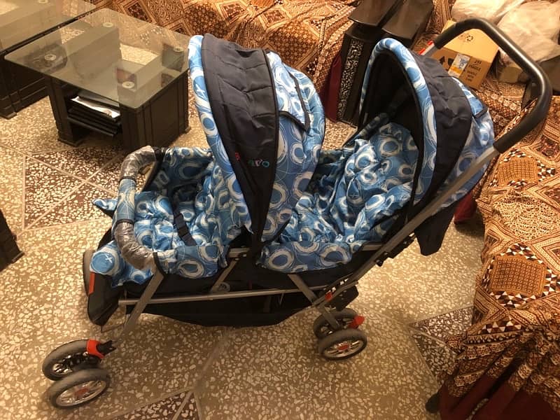 Twin Baby Stroller / Pram 2