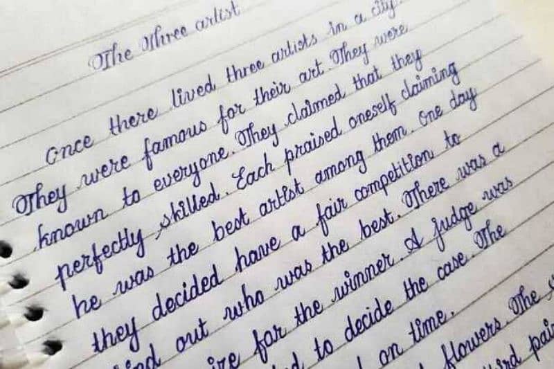 Hand writing assignments work 2