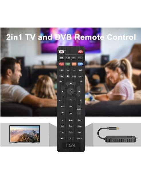 DCOLOR DVB-T2 HDMI TV Stick, Dolby HD 1080P H265 Support USB WiFi 4