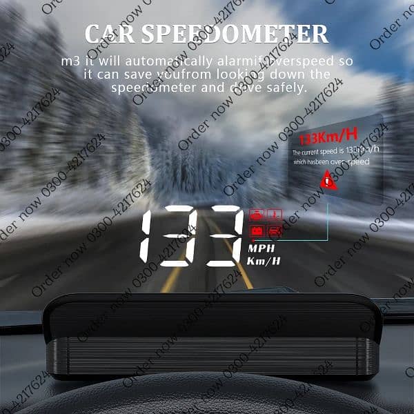 M3 Auto OBD2 GPS Head-Up Display Auto Electronics HUD Projector 2