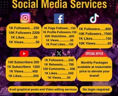 All Social media services available