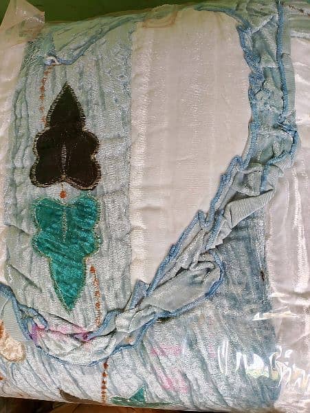 bridal bed sheet and razai 3
