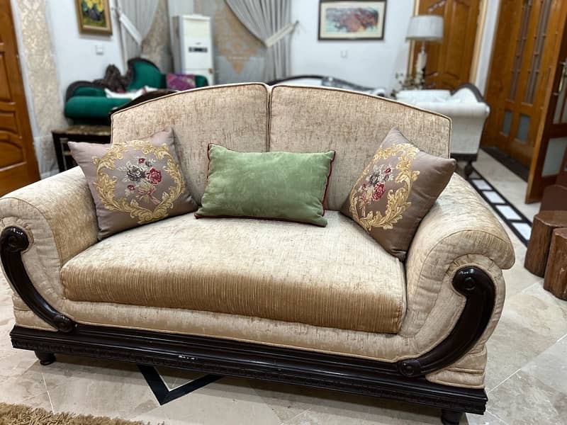 7 seater sheesham sofa set 0