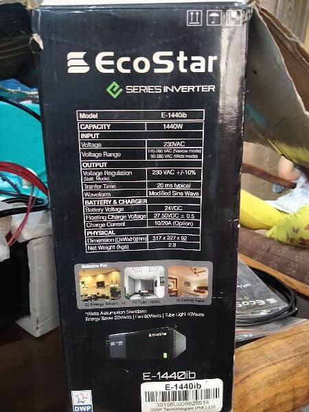 ecostar 1440 watts ups for sale in new condition. 1